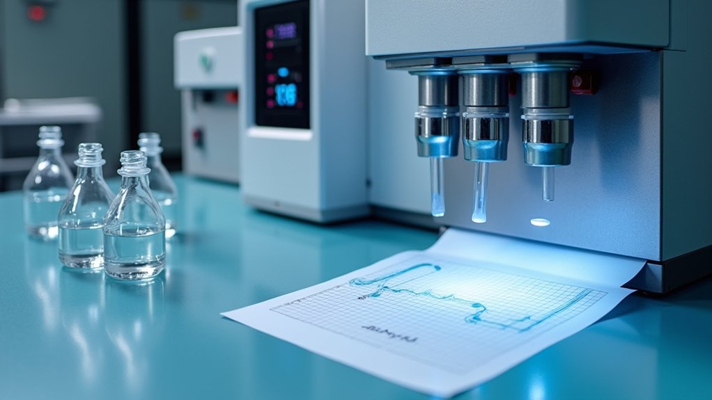 interpret peptide chromatogram for quality assurance